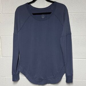 Women’s Te Verde Long Sleeve Blue Top Medium